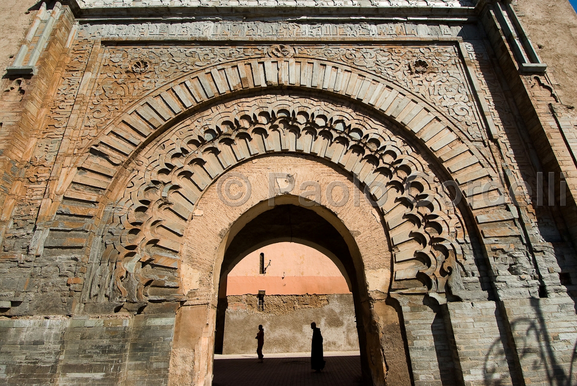 Bab er-Rob old Medina gate, Marrakech, Morocco
(cod:Morocco 27)